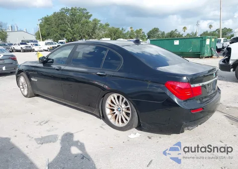 2012 BMW 740Li Li from USA, damaged, VIN WBAKB4C57CC576203